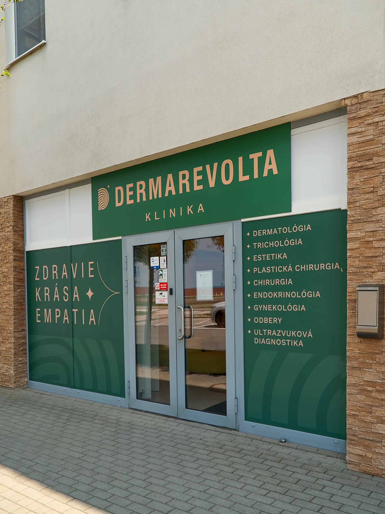 Interiér kliniky Dermarevolta v Bratislave